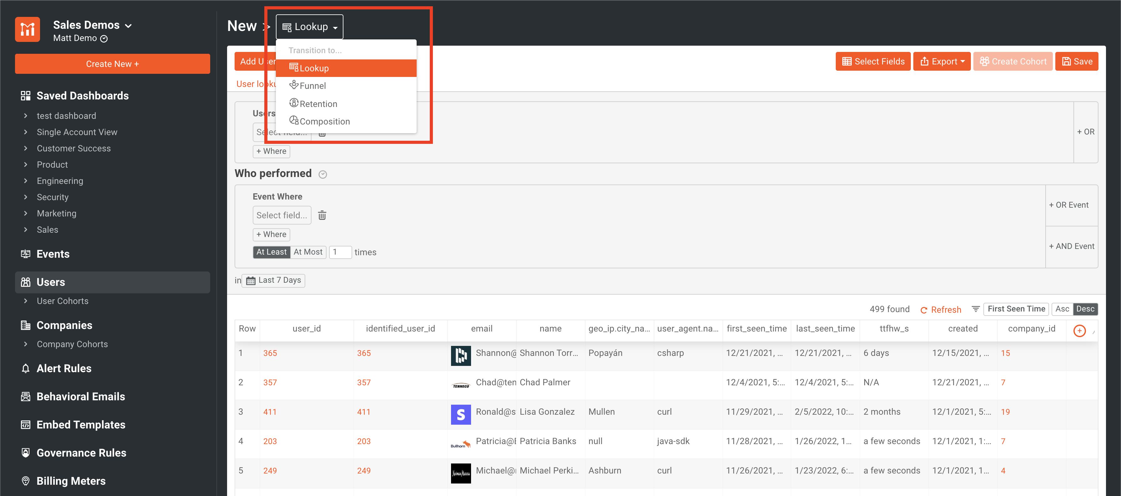 Introduction to User & Company Behavior | Moesif Docs
